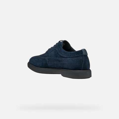 Suede shoes SPHERICA EC17 MAN Navy - image number 3 | GEOX