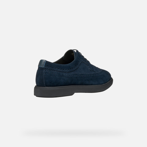 Suede shoes SPHERICA EC17 MAN Navy - image number 4 | GEOX