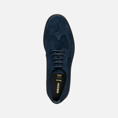 Suede shoes SPHERICA EC17 MAN Navy - image number 5 | GEOX