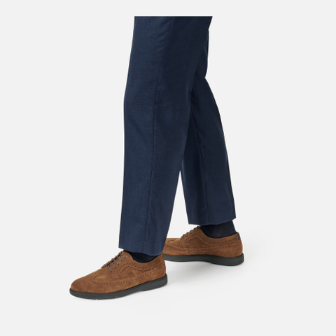 Suede shoes SPHERICA EC17 MAN Brown cotto - image number 2 | GEOX