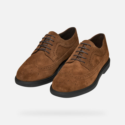 Suede shoes SPHERICA EC17 MAN Brown cotto - image number 7 | GEOX