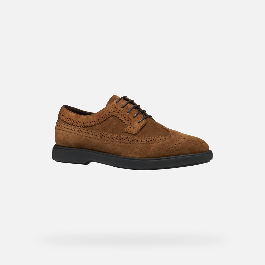 Suede shoes SPHERICA EC17 MAN Brown cotto - image number 2 | GEOX