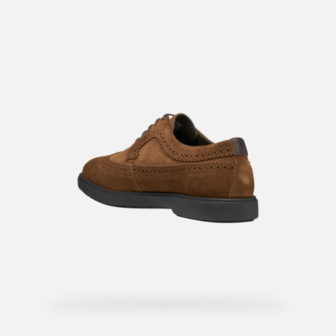 Suede shoes SPHERICA EC17 MAN Brown cotto - image number 3 | GEOX