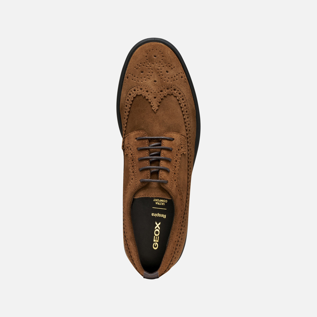 Suede shoes SPHERICA EC17 MAN Brown cotto - image number 5 | GEOX