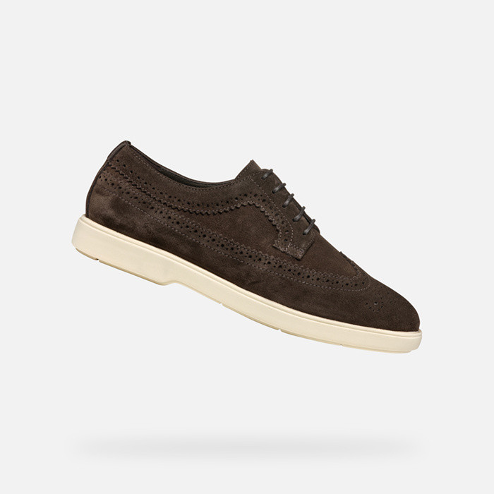 Suede shoes SPHERICA EC17 MAN Dark Brown | GEOX