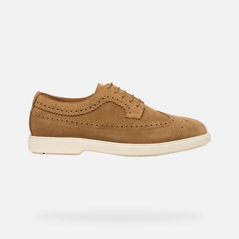 Suede shoes SPHERICA EC17 MAN Toffee - image number 1 | GEOX