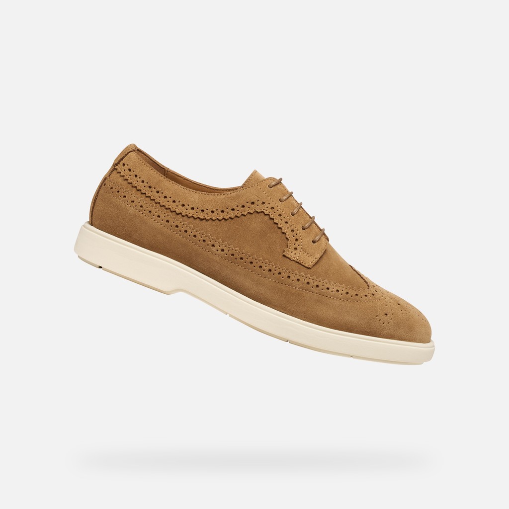 Suede shoes SPHERICA EC17 MAN Toffee - image number 0 | GEOX