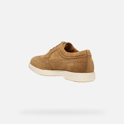 Suede shoes SPHERICA EC17 MAN Toffee - image number 3 | GEOX