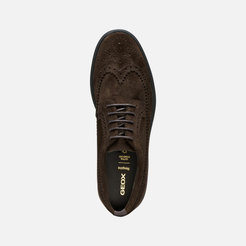 Suede shoes SPHERICA EC17 MAN Dark Brown - image number 5 | GEOX