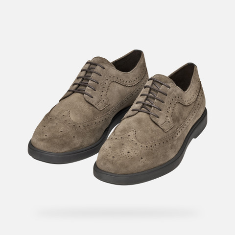 Suede shoes SPHERICA EC17 MAN Taupe - image number 9 | GEOX