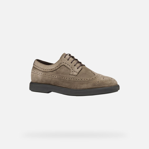 Suede shoes SPHERICA EC17 MAN Taupe - image number 2 | GEOX