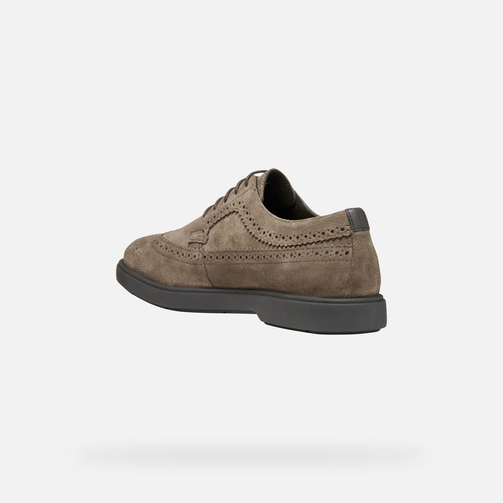 Suede shoes SPHERICA EC17 MAN Taupe - image number 3 | GEOX