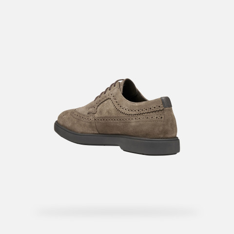 Suede shoes SPHERICA EC17 MAN Taupe - image number 3 | GEOX