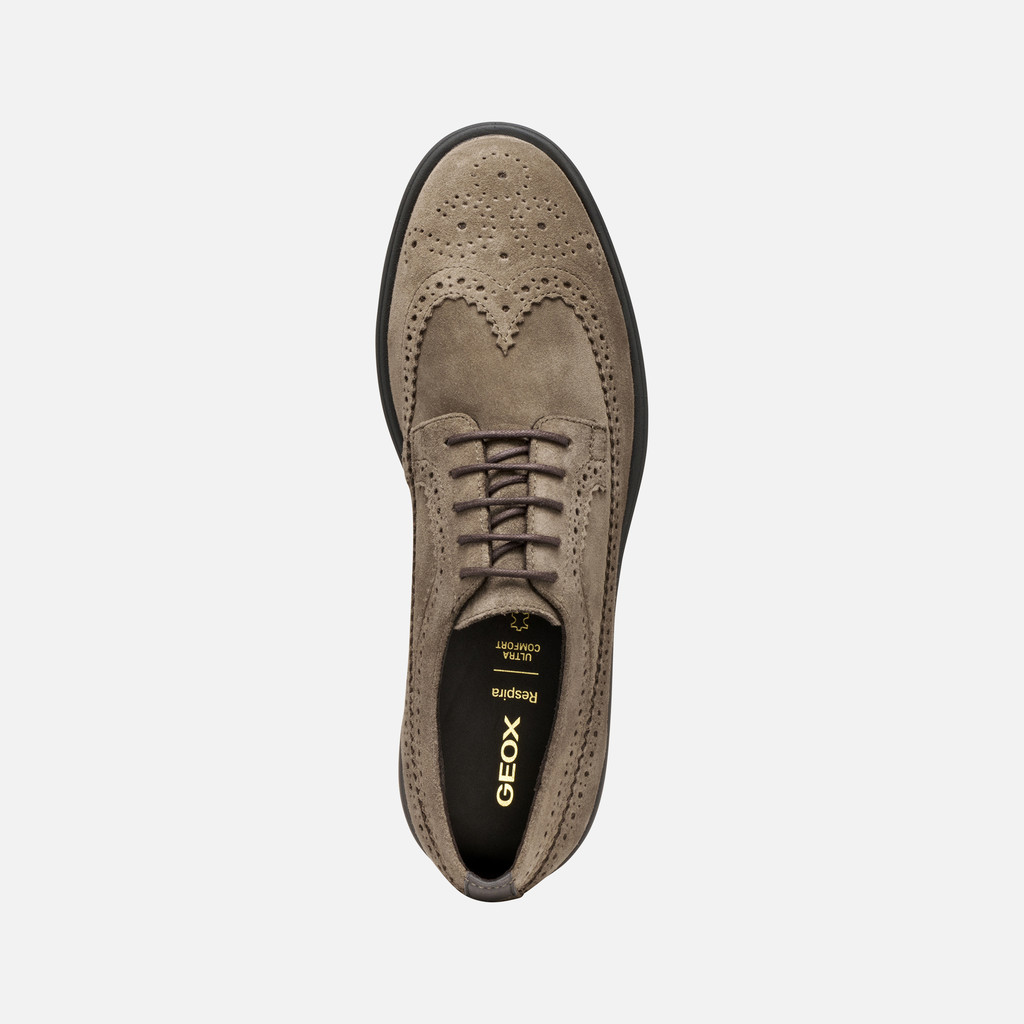 Suede shoes SPHERICA EC17 MAN Taupe - image number 5 | GEOX