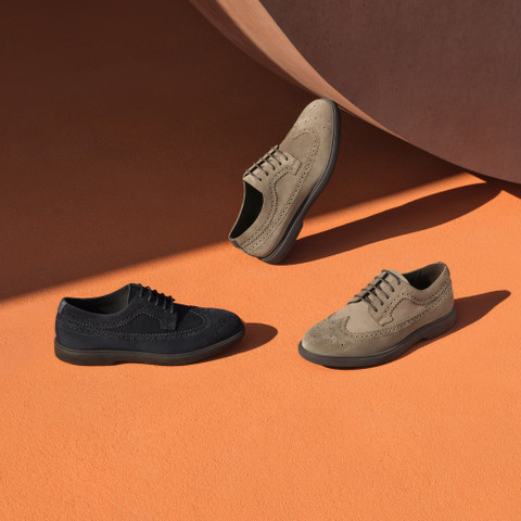 Suede shoes SPHERICA EC17 MAN Taupe - image number 8 | GEOX