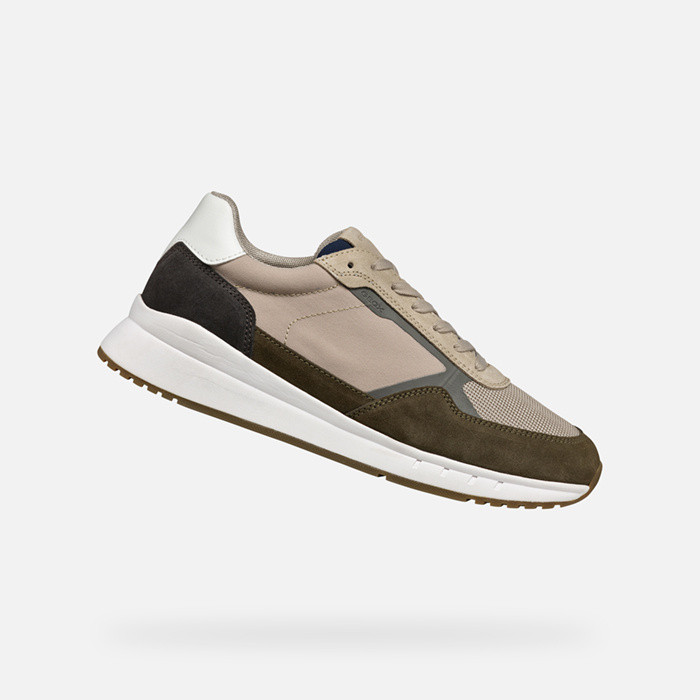 Low top sneakers BRANTHON MAN Military/Sand | GEOX