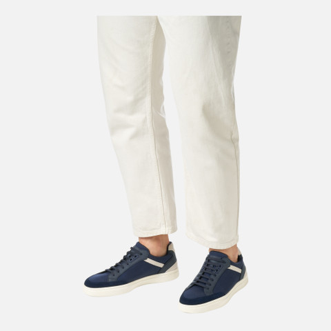 Low top sneakers BALTMOORE MAN Navy - image number 2 | GEOX