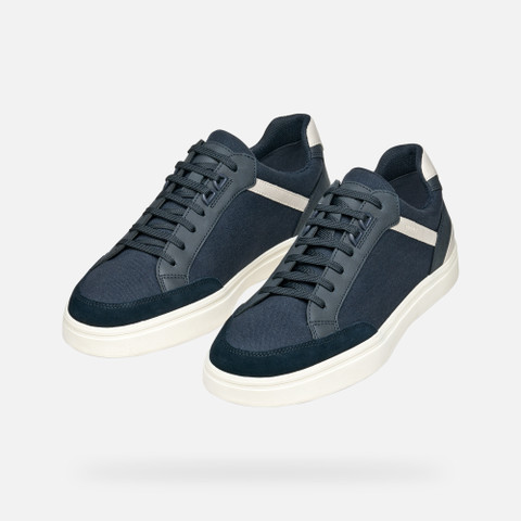 Low top sneakers BALTMOORE MAN Navy - image number 9 | GEOX