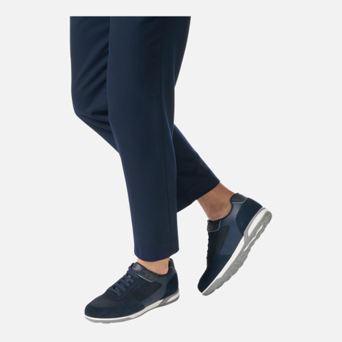 Low top sneakers SPHERICA ACTIF X3 MAN Navy - image number 2 | GEOX
