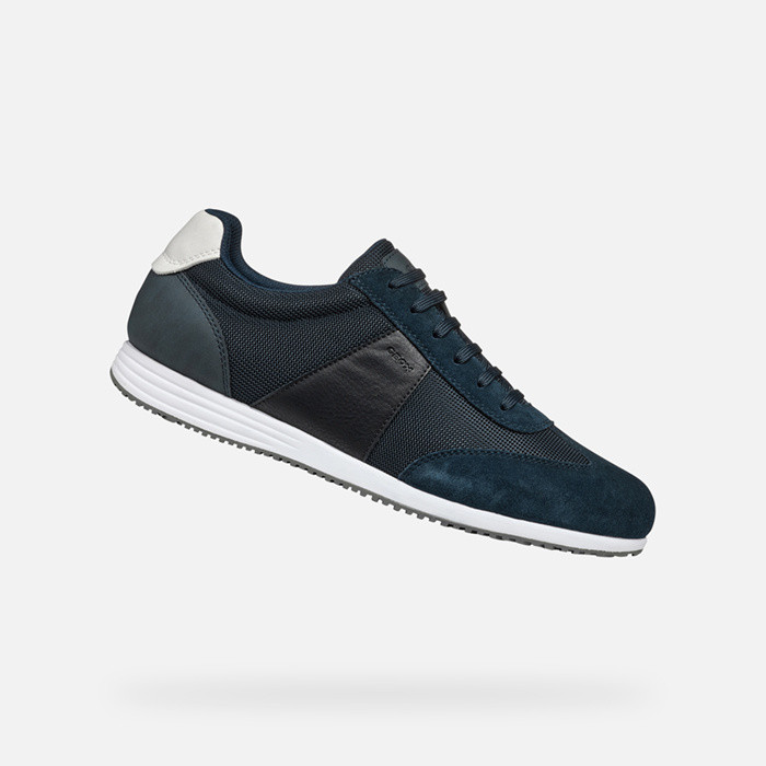 Low top sneakers ARTHIEN MAN Navy/Black | GEOX