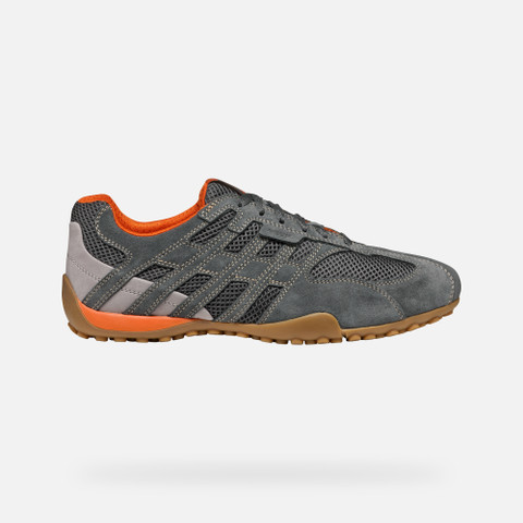 Low top sneakers SNAKE ORIGINAL MAN Gray - image number 1 | GEOX