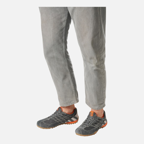 Low top sneakers SNAKE ORIGINAL MAN Gray - image number 2 | GEOX