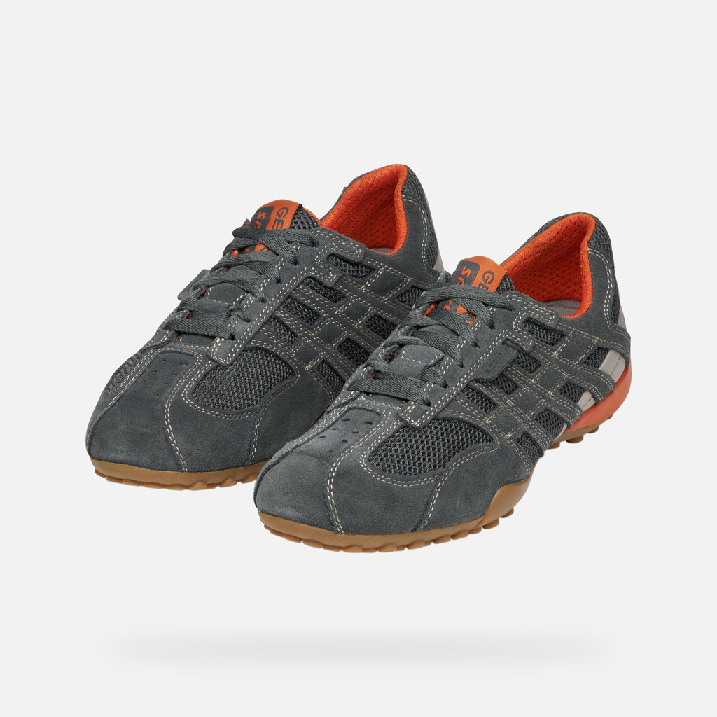 Low top sneakers SNAKE ORIGINAL MAN Gray - image number 9 | GEOX