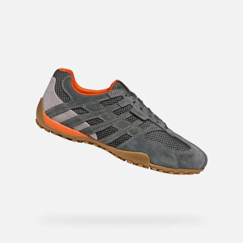 Low top sneakers SNAKE ORIGINAL MAN Gray - image number 0 | GEOX