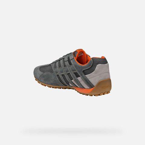 Low top sneakers SNAKE ORIGINAL MAN Gray - image number 4 | GEOX