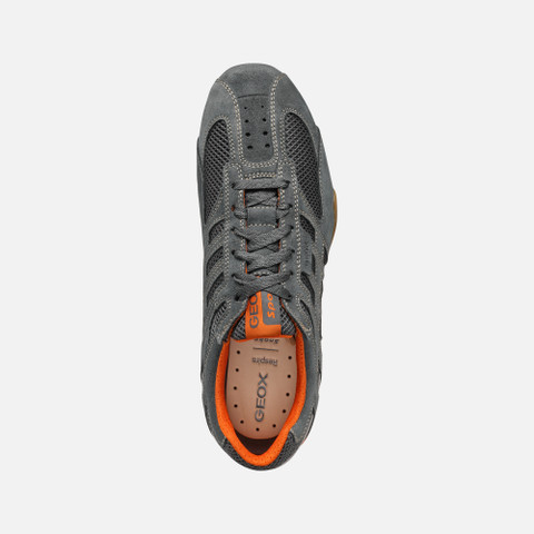 Low top sneakers SNAKE ORIGINAL MAN Gray - image number 6 | GEOX