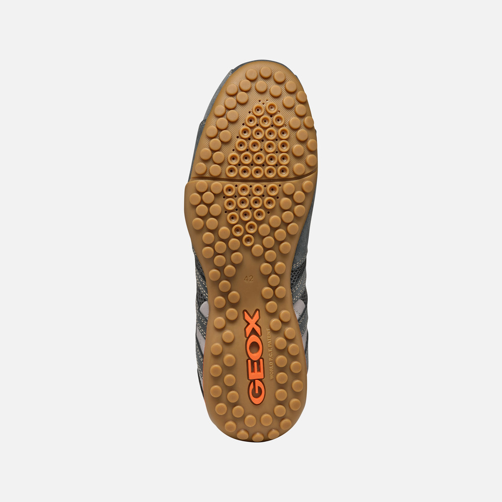 Low top sneakers SNAKE ORIGINAL MAN Gray - image number 7 | GEOX