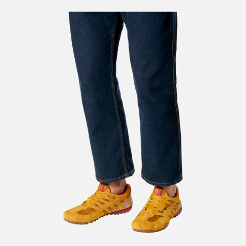 Low top sneakers SNAKE ORIGINAL MAN Ochre - image number 2 | GEOX