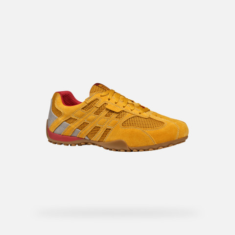 Low top sneakers SNAKE ORIGINAL MAN Ochre - image number 3 | GEOX