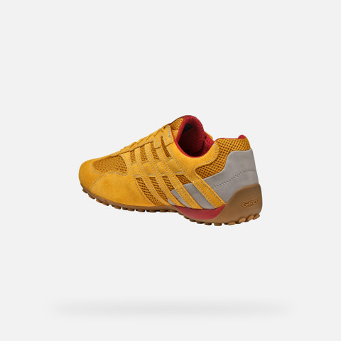 Low top sneakers SNAKE ORIGINAL MAN Ochre - image number 4 | GEOX