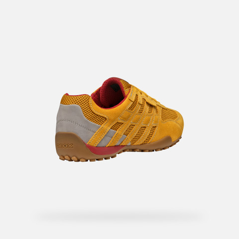 Low top sneakers SNAKE ORIGINAL MAN Ochre - image number 5 | GEOX