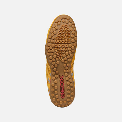 Low top sneakers SNAKE ORIGINAL MAN Ochre - image number 7 | GEOX