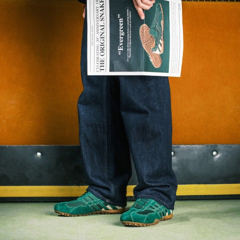 Vintage low top sneakers SNAKE ORIGINAL MAN Green - image number 1 | GEOX