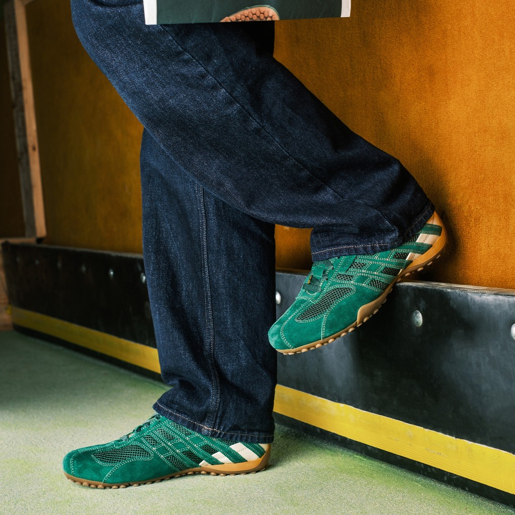 Vintage low top sneakers SNAKE ORIGINAL MAN Green - image number 2 | GEOX