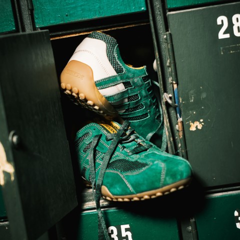 Vintage low top sneakers SNAKE ORIGINAL MAN Green - image number 4 | GEOX