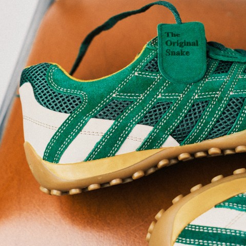 Vintage low top sneakers SNAKE ORIGINAL MAN Green - image number 13 | GEOX