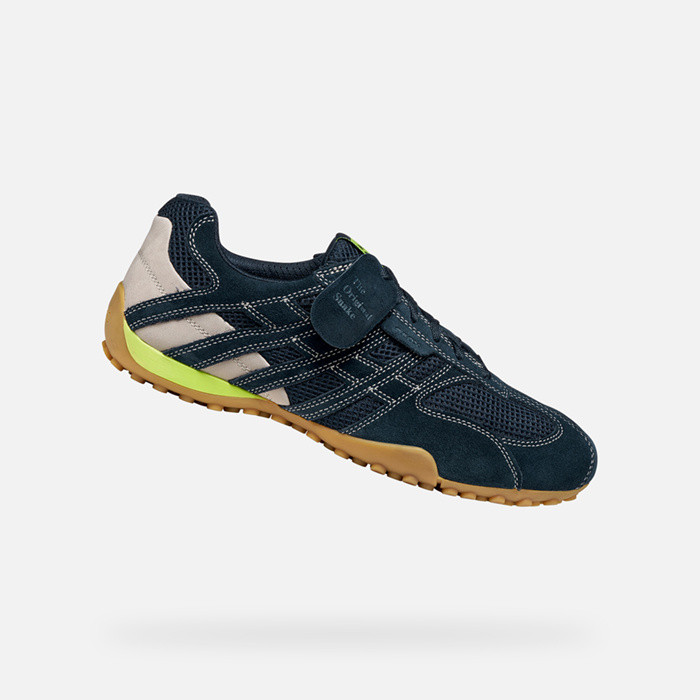 Vintage low top sneakers SNAKE ORIGINAL MAN Navy | GEOX