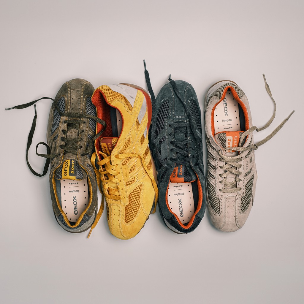 Baskets basse Vintage SNAKE ORIGINAL HOMME Beige - image number 1 | GEOX