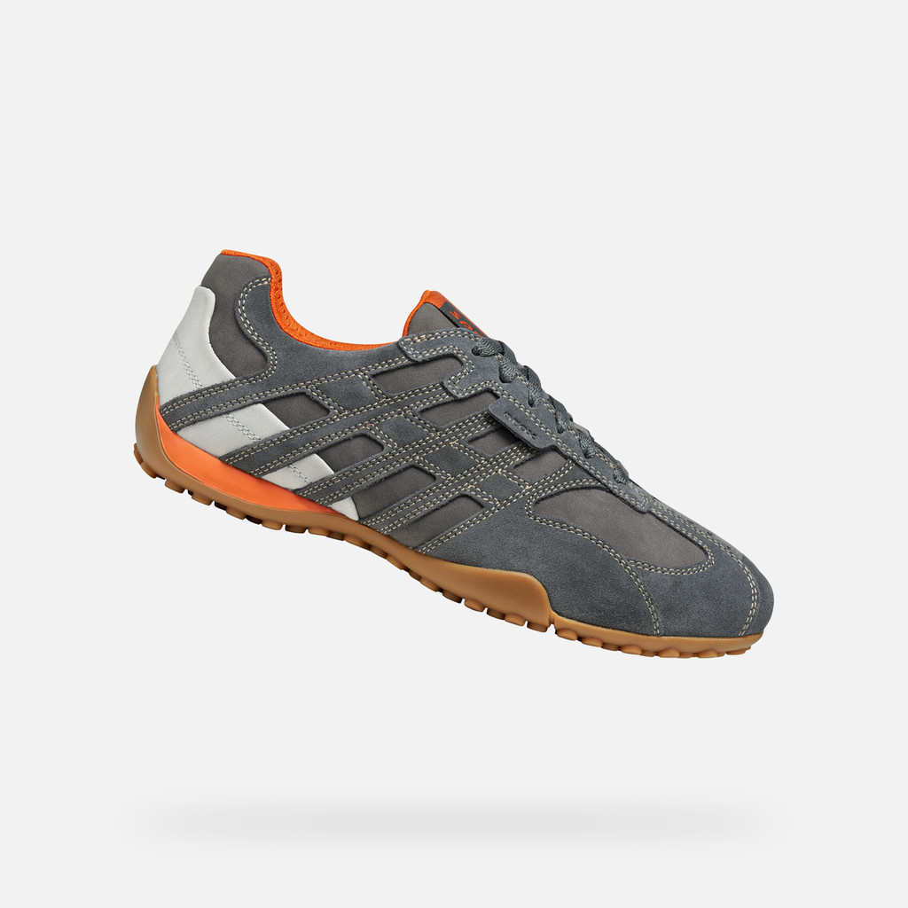 Low top sneakers SNAKE ORIGINAL MAN Grey - image number 0 | GEOX