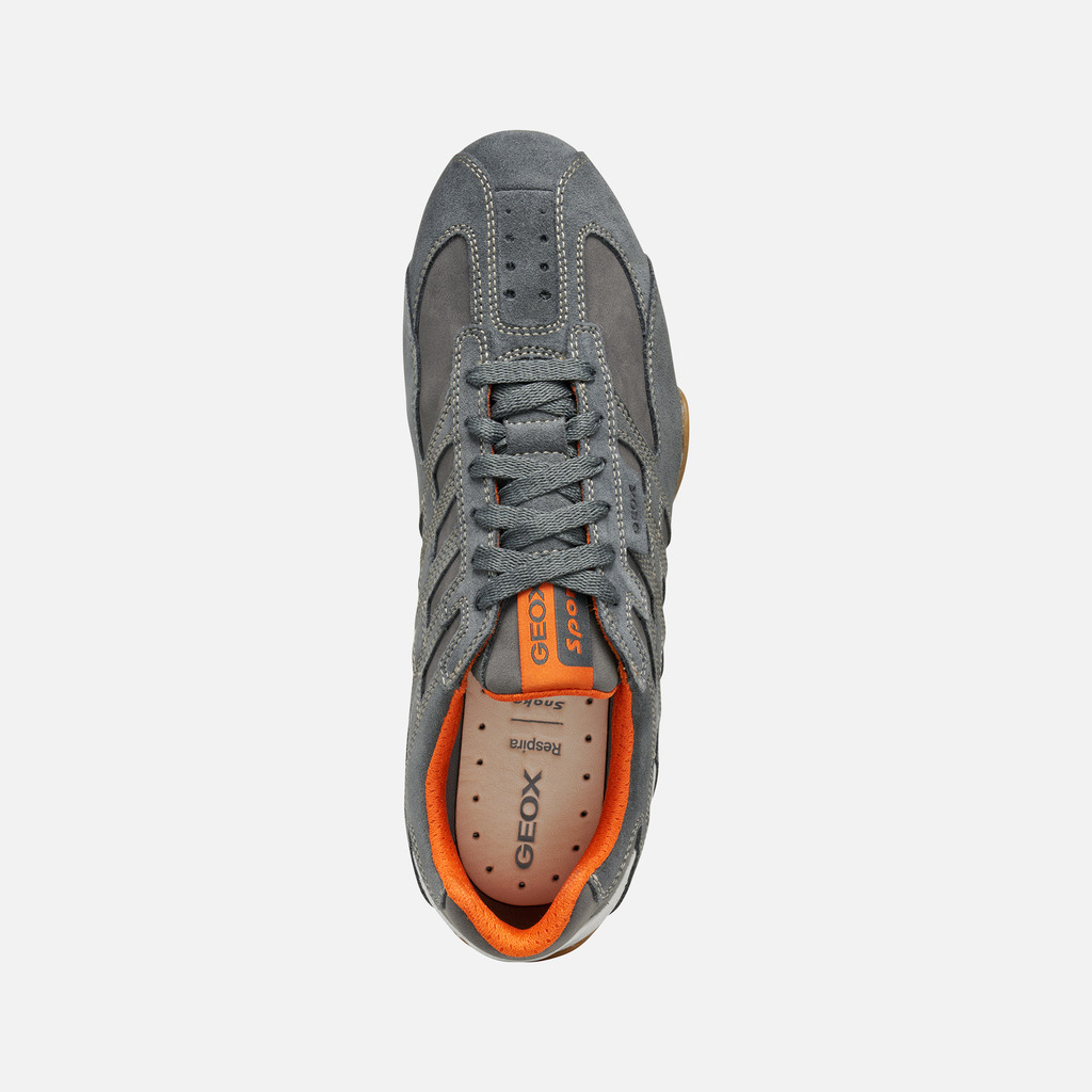 Low top sneakers SNAKE ORIGINAL MAN Grey - image number 5 | GEOX