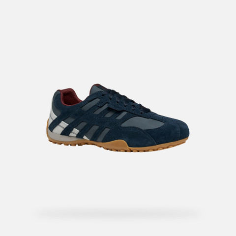 Low top sneakers SNAKE ORIGINAL MAN Navy - image number 2 | GEOX