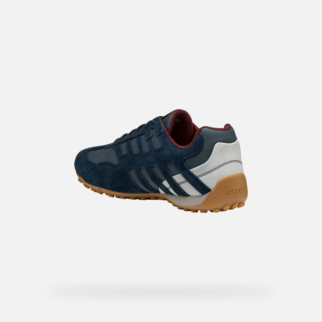 Low top sneakers SNAKE ORIGINAL MAN Navy - image number 3 | GEOX