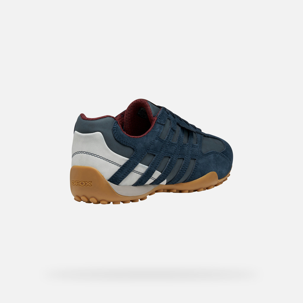 Low top sneakers SNAKE ORIGINAL MAN Navy - image number 4 | GEOX