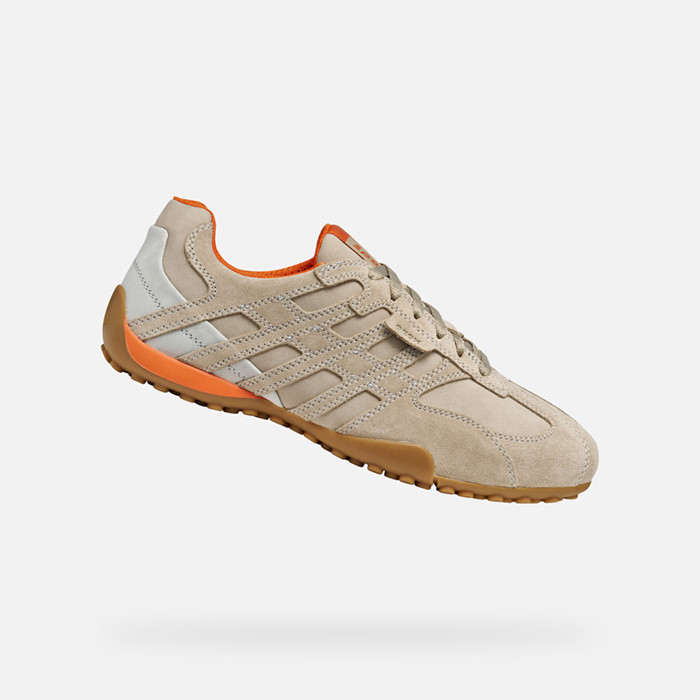 Low top sneakers SNAKE ORIGINAL MAN Sand | GEOX