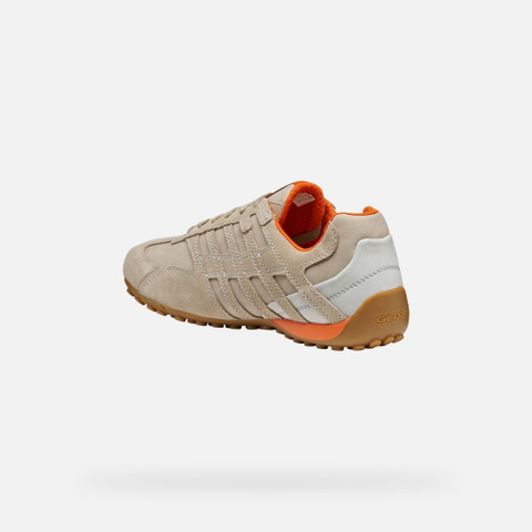 Low top sneakers SNAKE ORIGINAL MAN Sand - image number 3 | GEOX