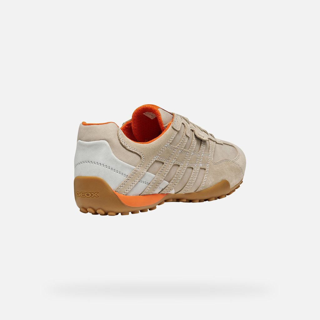 Low top sneakers SNAKE ORIGINAL MAN Sand - image number 4 | GEOX